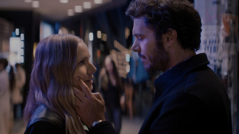 Kristen Bell as Joanne, Adam Brody as Noah in episode 102 of Nobody Wants This
