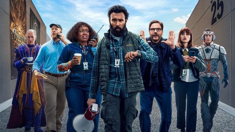 Cast of HBO's The Franchise (Richard E Grant, Darren Goldstein, Lolly Adefope, Himesh Patel, Daniel Bruhl, Aya Cash, Billy Magnussen)